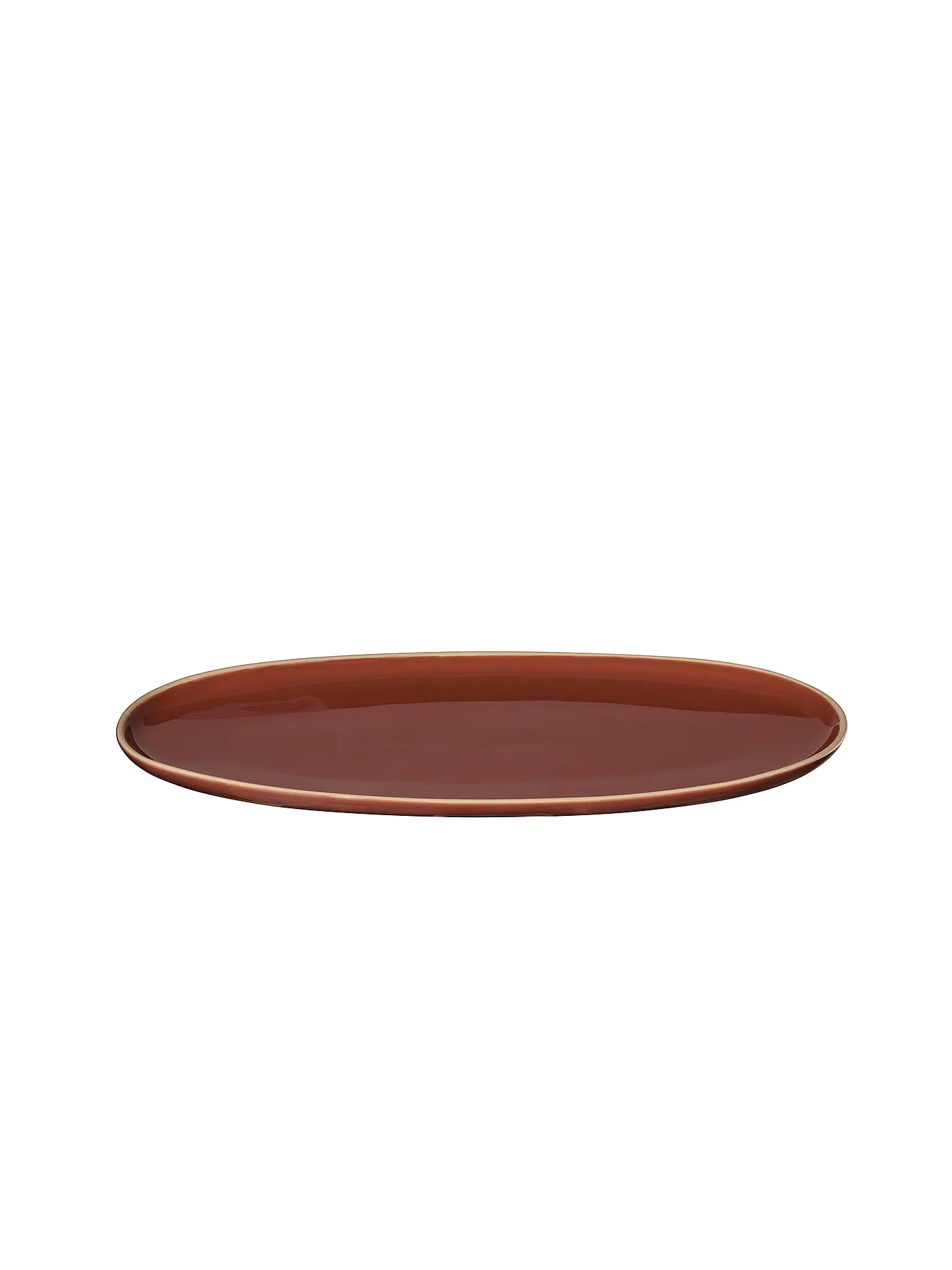 ASA SELECTION | Platte oval 25,5x16cm SEMANA Herb | rot